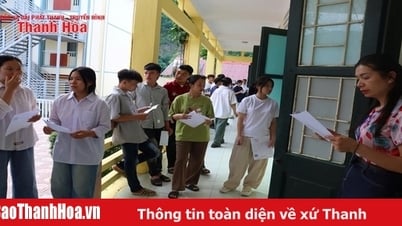 បេក្ខជន Thanh Hoa ជាង 41,000 នាក់បានចូលប្រឡងសញ្ញាបត្រមធ្យមសិក្សាទុតិយភូមិឆ្នាំ 2025