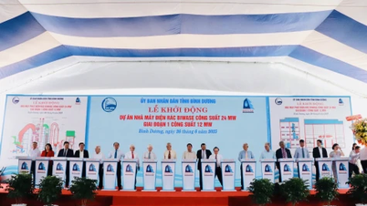 BIWASE khởi động nhà máy điện rác công suất 24MW