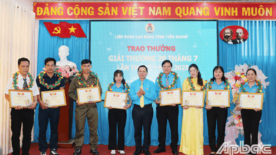 Tiền Giang: Họp mặt kỷ niệm 96 năm Ngày thành lập Công đoàn Việt Nam (28-7-1929 - 28-7-2025)