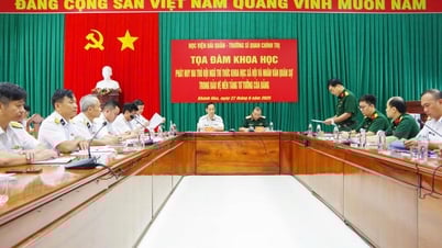 Naval Academy in collaboration with Political Officer School organizes scientific seminar