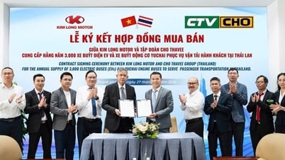 Sau Hàn Quốc, xe buýt Kim Long tiếp tục thâm nhập thị trường Thái Lan