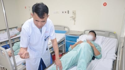 مريض في هانوي ينزف بغزارة بعد تعرضه لضربة من جهاز طائر
