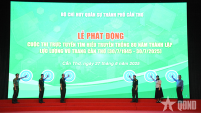 เปิดตัวการแข่งขันออนไลน์เพื่อเรียนรู้เกี่ยวกับ “วันครบรอบ 80 ปีการก่อตั้งกองทัพกานโธ”