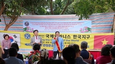 韓国国際ロータス村に井戸と介護施設の設備を寄贈