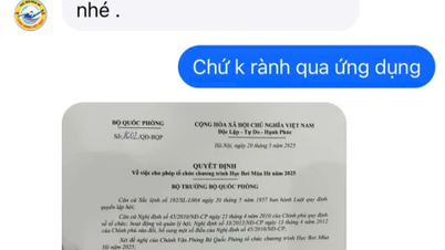 Cảnh giác với chiêu trò chiêu sinh “Chương trình học bơi mùa hè năm 2025 của Bộ Quốc phòng”