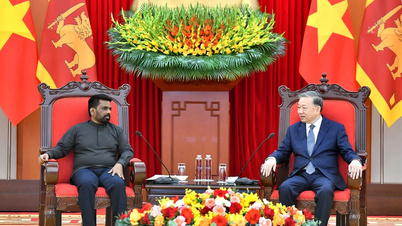 เลขาธิการทู ลัม ให้การต้อนรับประธานาธิบดีอนุรา กุมารา ดิษณายากะ ประธานาธิบดีศรีลังกา