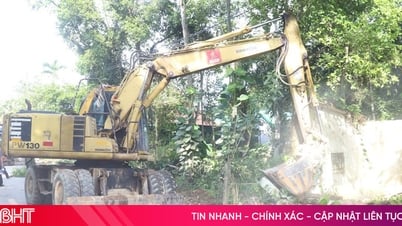 Cưỡng chế thu hồi đất phục vụ dự án nâng cấp QL 8C ở Hương Sơn