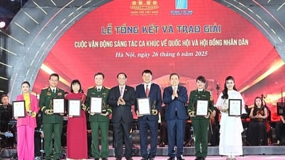 국회와 인민의회를 위한 노래 창작 운동 요약 및 시상식