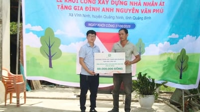 ពិធីបញ្ចុះបឋមសិលាសាងសង់ផ្ទះសប្បុរសធម៌ចំនួន ២ខ្នង ជូនដល់គ្រួសារក្រីក្រ
