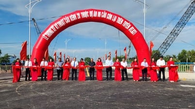Cầu Kênh 28 trên Đường tỉnh 831 đưa vào sử dụng