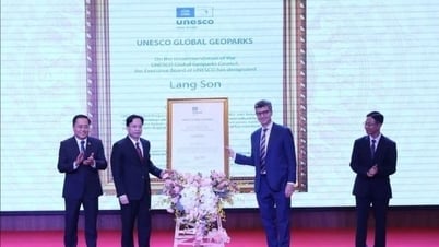 L'UNESCO a décerné un certificat de reconnaissance au géoparc mondial de Lang Son