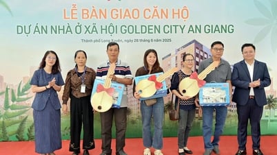تسليم الشقق في المباني T3 و T4 في مشروع الإسكان الاجتماعي Golden City An Giang