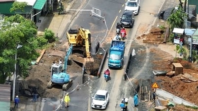 إصلاح الصرف الصحي، الطريق السريع الوطني 20 متوقف على مسافة 4 كيلومترات