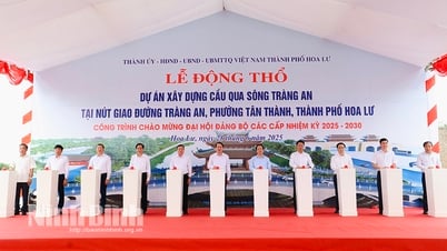 ពិធីបើកការដ្ឋានសាងសង់ស្ពានទន្លេ Trang An