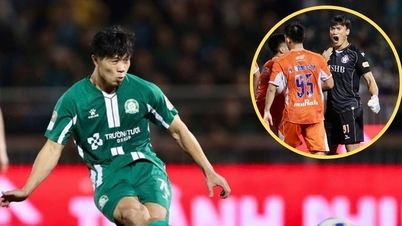 Bùi Tiến Dũng cản 11m của Công Phượng, giúp Đà Nẵng ở lại V-League