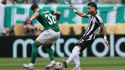 Palmeiras - Botafogo (primer tiempo) 0-0: Palmeiras controla el partido