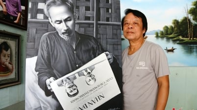 Người vẽ tranh chân dung Bác Hồ nhiều nhất Việt Nam