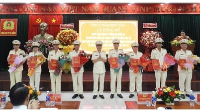 Công bố quyết định bố trí Giám đốc và các Phó giám đốc Công an TP. Đà Nẵng mới