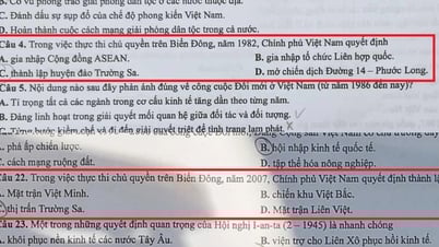 Lần đầu tiên chủ quyền biển đảo có trong đề thi tốt nghiệp THPT môn Sử