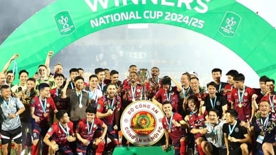 ឈ្នះ​ពាន​រង្វាន់​ជាតិ ក្លឹប​ប៉ូលិស Quang Hai និង​ទីក្រុង​ហាណូយ​ទទួល​បាន​ប្រាក់​រង្វាន់​ចំនួន ២ ពាន់​លាន​ដុង
