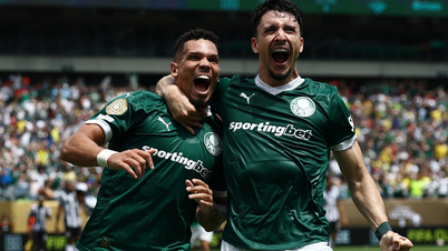 Palmeiras - Botafogo (2.ª prórroga) 1-0: Paulinho abre el marcador
