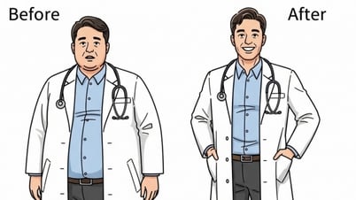 手作りスパイスとゆっくりよく噛んで食べる習慣のおかげで、医師は31kgの減量に成功した。