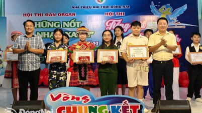 มอบรางวัล 55 รางวัล ให้กับผู้เข้าแข่งขันร้องเพลงทองคำ และประกวดออร์แกนโน้ตดนตรีสีเขียว จังหวัดด่งนาย ประจำปี 2568