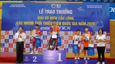 Bế mạc Giải vô địch cầu lông các nhóm tuổi thiếu niên quốc gia năm 2025