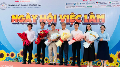 วิทยาลัยการแพทย์ Dong Nai เชื่อมโยงงานให้กับนักศึกษาเกือบ 500 คน