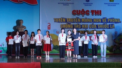 Cuộc thi Tuyên truyền măng non về phòng, chống tác hại của thuốc lá