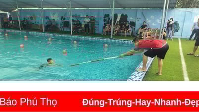 Tặng 600 vé bơi miễn phí cho trẻ em có hoàn cảnh khó khăn tại huyện Cẩm Khê