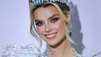 ミス・ワールド2024はベトナム人デザイナーのドレスを着て、まるで生きている人形のように見える