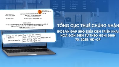 Die Kasse von Iphone.vn erfüllt alle Voraussetzungen für die Implementierung elektronischer Rechnungen