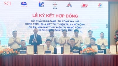 Ký kết hợp đồng gói thầu quy mô lớn nhất dự án Nhà máy Thuỷ điện Trị An mở rộng