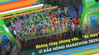 Không chạy nhưng vẫn... “đổ máu” vì Đắk Nông Marathon 2025!