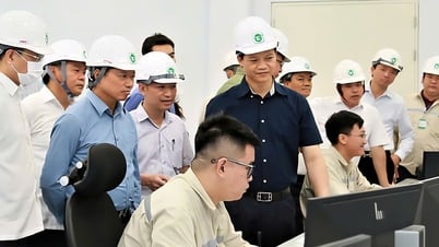 Chairman of Bac Ninh Provincial People's Committee inspects the operation of Thang Long Waste-to-Energy Plant and the progress of connecting roads to Nam Son Industrial Park