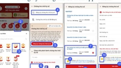 Hướng dẫn người dân đăng ký, sử dụng chứng thư chữ ký số trên VNeID