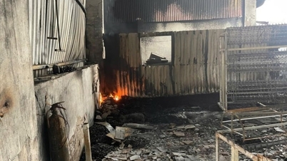 La scène de dévastation après l'incendie de 3 usines à Hai Duong