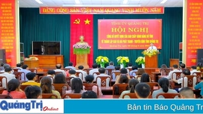Công bố quyết định thành lập Báo và Đài Phát thanh - Truyền hình tỉnh Quảng Trị