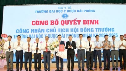 하이퐁 의과대학 이사회 의장 2020-2025년 임기 승인 결정 공고