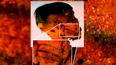 Rare tattoo on the face of an 800-year-old South American mummy