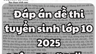 Answers to the 10th grade entrance exam for Literature in Quang Nam province 2025