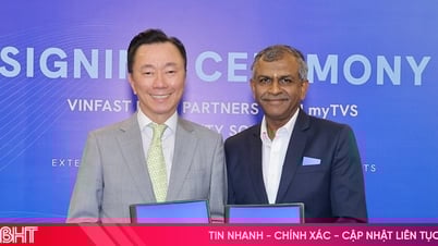 VinFast ký kết hợp tác với myTVS phát triển mạng lưới dịch vụ hậu mãi toàn diện tại Ấn Độ