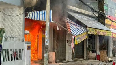 Schnelles Löschen des Brandes im Laden im Zentrum von Can Tho