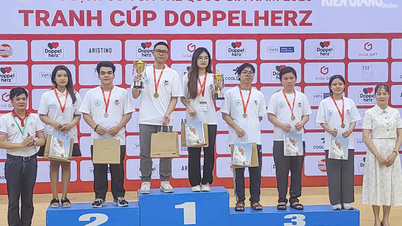 Kỳ thủ Vũ Hoàng Gia Bảo đoạt huy chương đầu tiên cho đoàn Kiên Giang tại giải vô địch cờ vua trẻ quốc gia