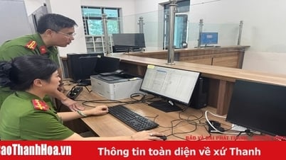 탄호아성 경찰, 새로운 모델에 따라 효과적으로 운영 준비 완료
