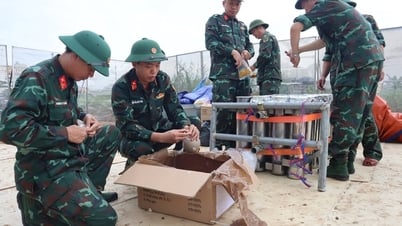'Mục sở thị' trận địa bắn pháo hoa mừng Hải Dương - Hải Phòng hợp nhất tối 30/6