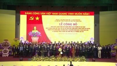 ประกาศจัดตั้งองค์กรและหน่วยงานบริหารจังหวัดกวางงายใหม่