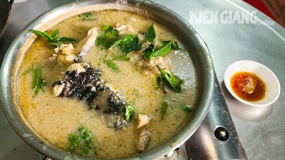 Delicious boiled snakehead fish with yeast