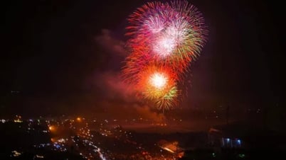 Nhiều địa phương đồng loạt bắn pháo hoa chào mừng ngày công bố tỉnh thành mới